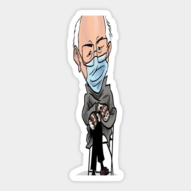 bernie sanders Sticker by sineyas